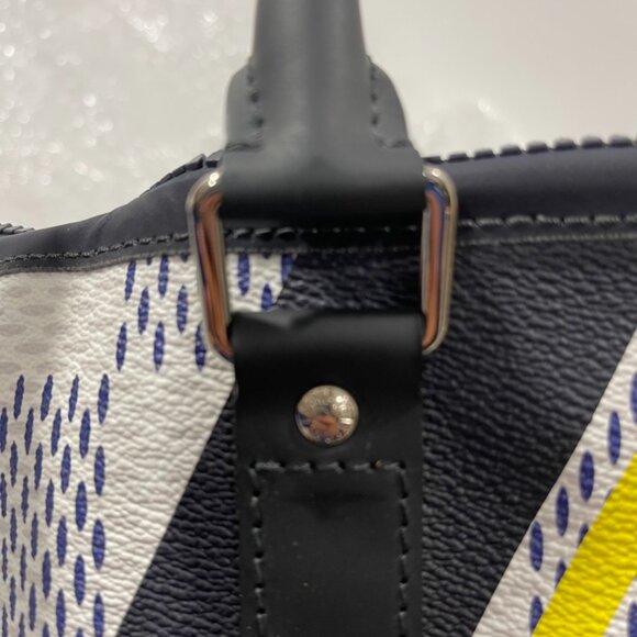 Louis Vuitton Damier Azur Latitude America's Cup Keepall Bandouliere 45 (103394) - Picture 14 of 16